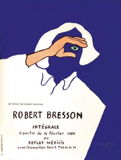 INTEGRALE ROBERT BRESSON. Février 1989. Raymond...