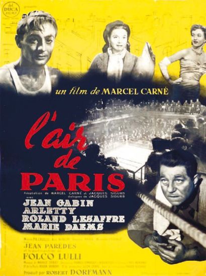 L'AIR DE PARIS. Marcel Carné. 1954. Sidjakov....