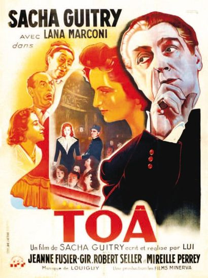 TOA. Sacha Guitry. 1949. Jacques Bonneaud....
