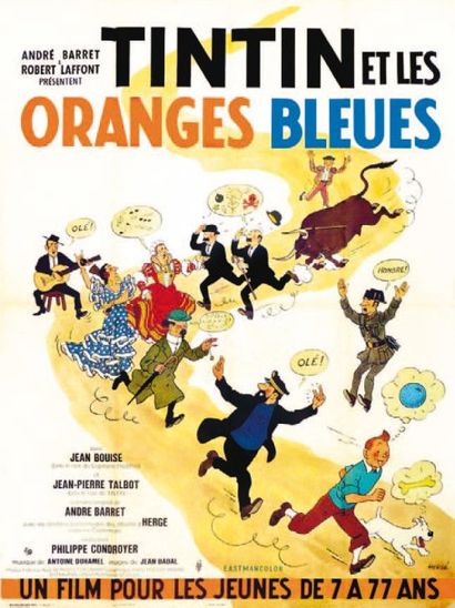 TINTIN ET LES ORANGES BLEUES. Philippe Condroyer....