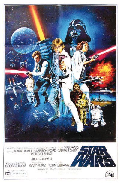 STAR WARS. George Lucas. 1977. Non signée....