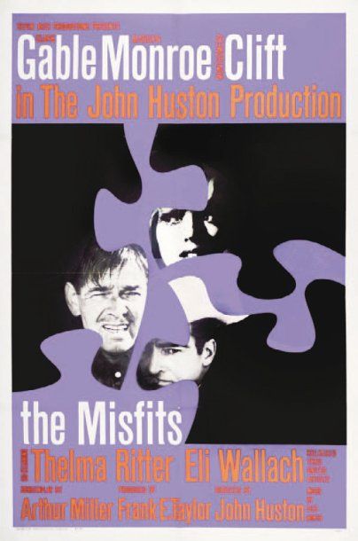 THE MISFITS. John Huston. 1961. Non signée....