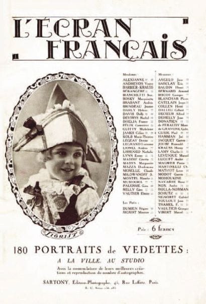 L'ECRAN FRANÇAIS. 180 portraits de vedettes...