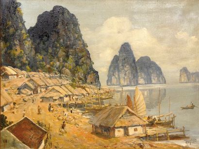 ÉCOLE MODERNE
Baie de Halong ? Toile portant...