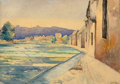 ÉCOLE MALGACHE
Village en bord de rizière....