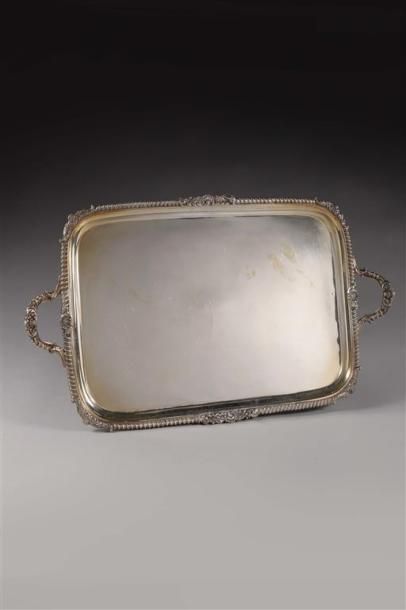 PLATEAU DE SERVICE.
Argent (925/1 000e),...
