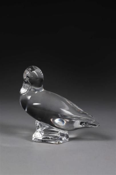 CANARD. BACCARAT POUR LA TOUR D'ARGENT.
Cristal...
