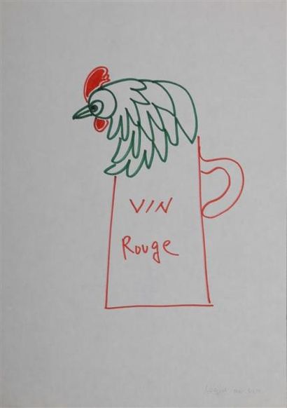 ENSEMBLE DE DESSINS PRÉPARATOIRES ET RECETTES...