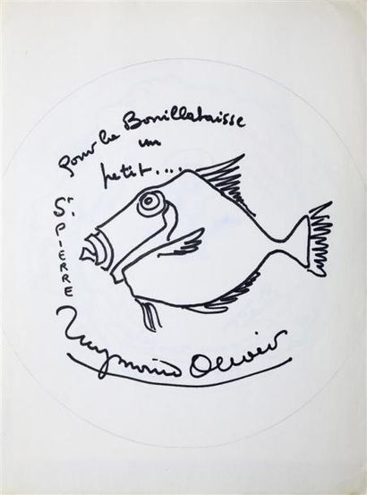 ENSEMBLE DE DESSINS PRÉPARATOIRES ET RECETTES...