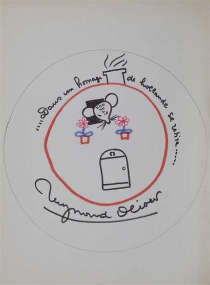 ENSEMBLE DE DESSINS PRÉPARATOIRES ET RECETTES...