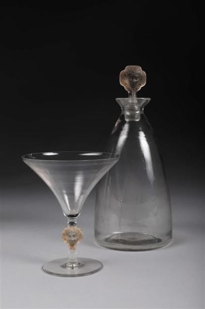 PARTIE DE SERVICE DE VERRES, MODÈLE BARR....