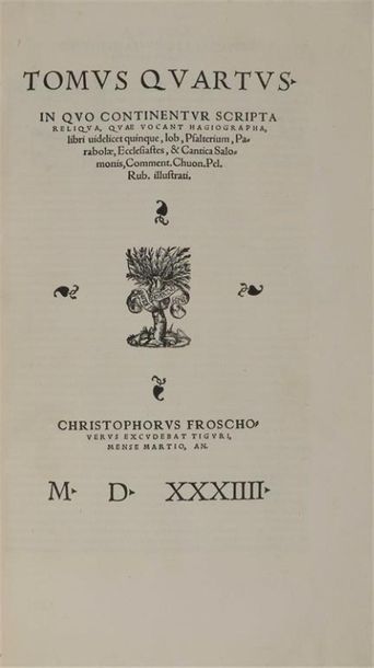 [Livre du XVIe siècle]. PELLICAN (Conrad)....