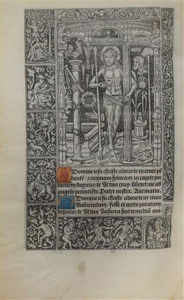 [Post-incunable]. [HEURES (Rome). 1502]....