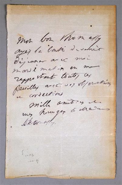 ERRATUM : EDITION ORIGINALE /// BALZAC (Honoré...