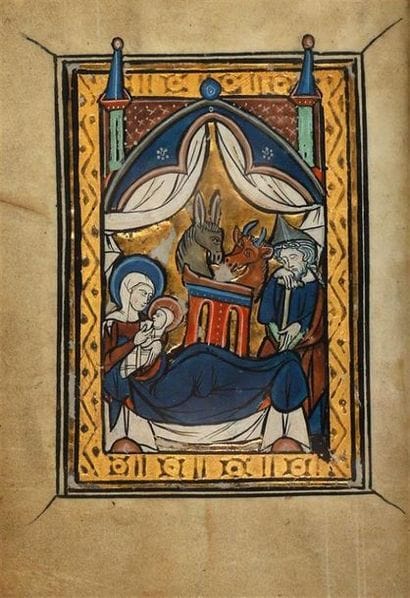 [Manuscrit enluminé du XIIIe siècle] Psautier...