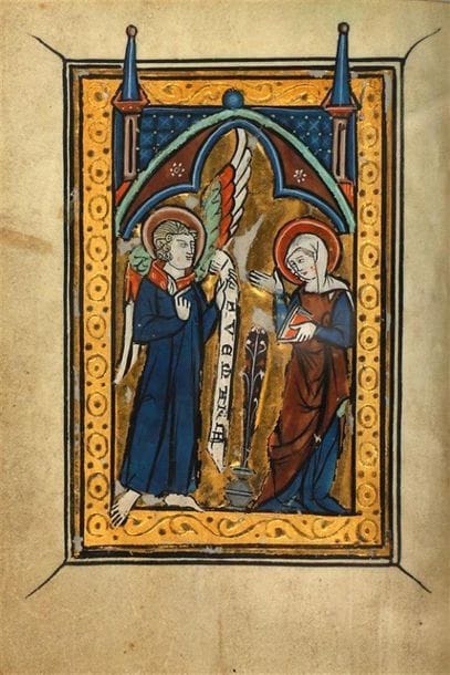[Manuscrit enluminé du XIIIe siècle] Psautier...