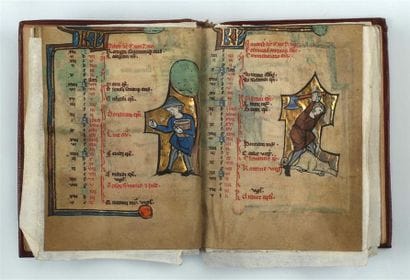 [Manuscrit enluminé du XIIIe siècle] Psautier...
