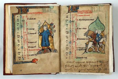[Manuscrit enluminé du XIIIe siècle] Psautier...