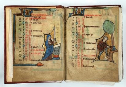 [Manuscrit enluminé du XIIIe siècle] Psautier...