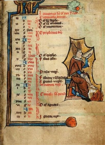 [Manuscrit enluminé du XIIIe siècle] Psautier...