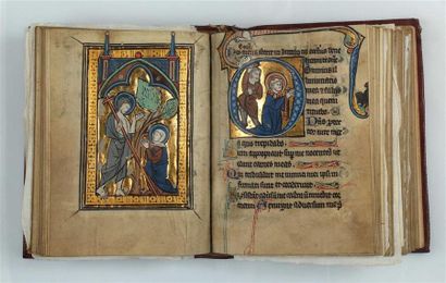 [Manuscrit enluminé du XIIIe siècle] Psautier...