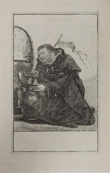 * [Caricature] [Monachisme]. Renversement...