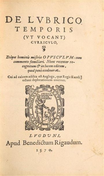 * [NANTIER (Simon)]. De lubrico temporis...