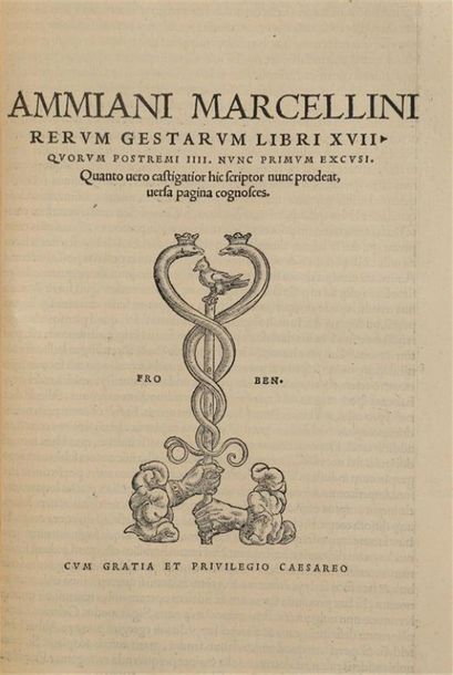 * [Livre du XVIe siècle]. SUÉTONE. Omnia...