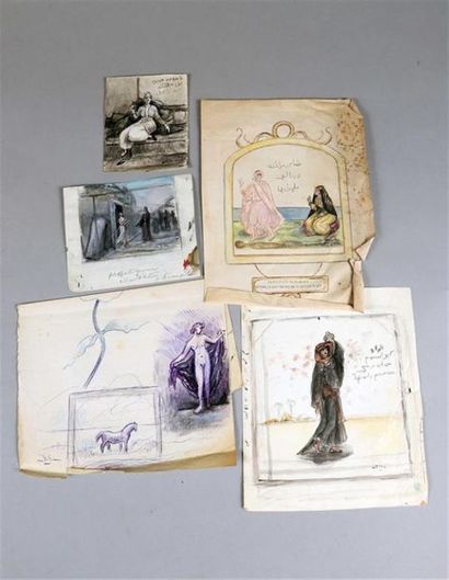 Lucie Delarue-Mardrus (Honfleur, 1874 - Château-Gontier,...