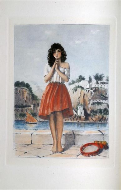 BÉCAT. LAMARTINE (Alphonse de). Graziella....