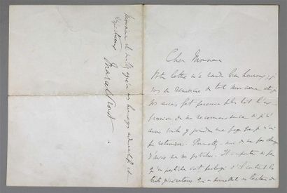 PROUST (Marcel). Lettre autographe signée....