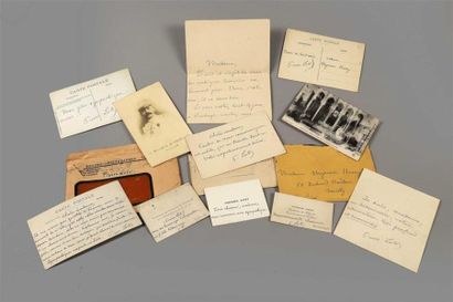 LOTI (Pierre). Ensemble de 6 cartes, 2 lettres,...