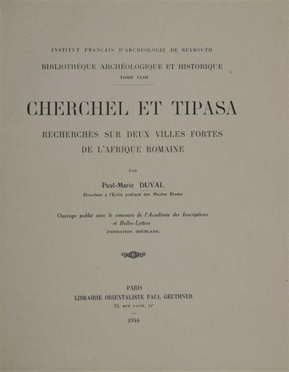 VARIA. AFRIQUE DU NORD. ARCHÉOLOGIE ET ARTS....