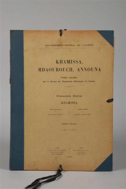 VARIA. AFRIQUE DU NORD. ARCHÉOLOGIE ET ARTS....