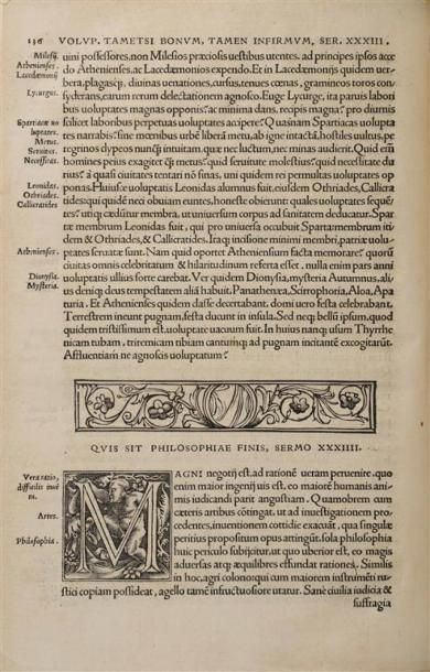 [Livre du XVIe s.]. MAXIME DE TYR. Maximi...