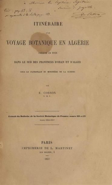 VARIA. ALGERIE. HISTOIRE, SCIENCES. Ensemble...