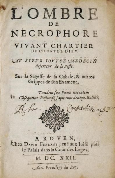 [LAMPERIERE (Jean de)]. L'ombre de Nécrophore,...