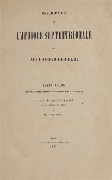 VARIA. ALGÉRIE ET ALENTOURS, TUNISIE. ?HISTOIRE...