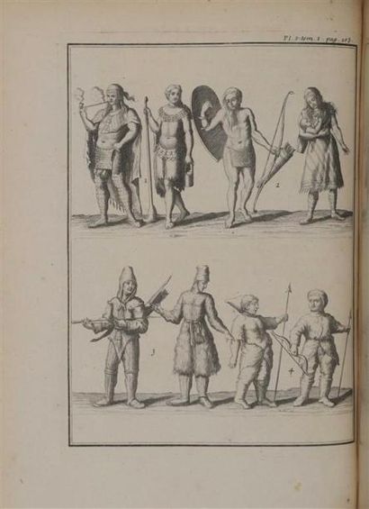 LAFITAU (Joseph Francois). Moeurs sauvages...