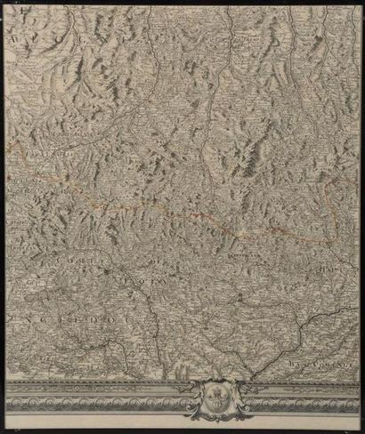 [Pyrénées] [Carte]. ROUSSEL. Carte générale...
