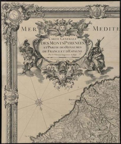 [Pyrénées] [Carte]. ROUSSEL. Carte générale...