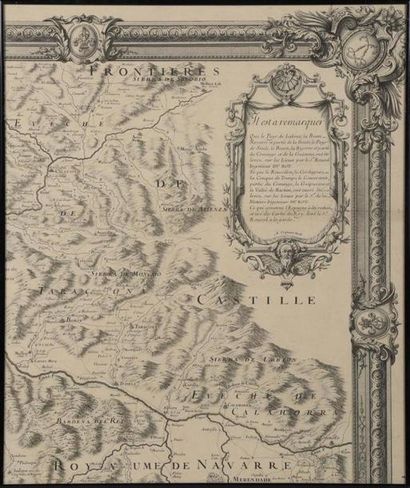 [Pyrénées] [Carte]. ROUSSEL. Carte générale...