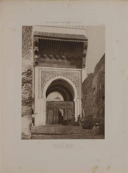 LA NEZIERE (J. de). Les monuments mauresques...