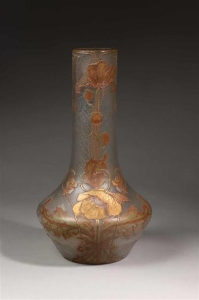 LEGRAS et CIE.
Important vase balustre à...