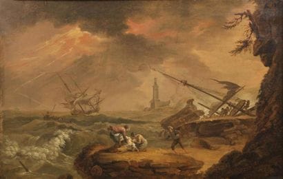 Attribué à Jacques GAMELIN Le Jeune (1774...