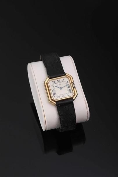 CARTIER. Modèle ceinture.
Montre d'homme,...
