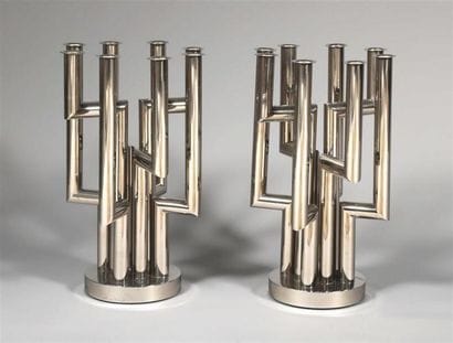 ** FRANZ HAGENAUER (1906-1986).
Paire de...