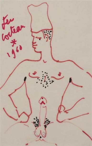Jean COCTEAU (1889-1963).
Érotique-le cuisinier,...