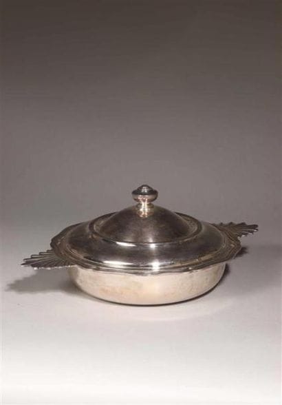 CHRISTOFLE.
Légumier couvert en argent (950/1000)...