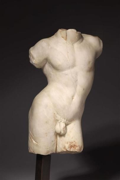 Torse attribué à l'Apollon Sauroctone.
Torse...